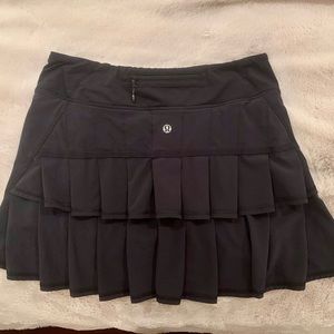 lululemon athletica Black Pleated Skirt